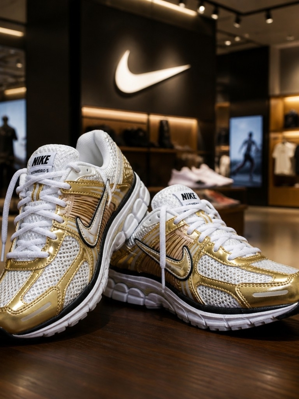 Nike Air Zoom Vomero 5 Metallic Gold HF7723-001 Size 10 Women